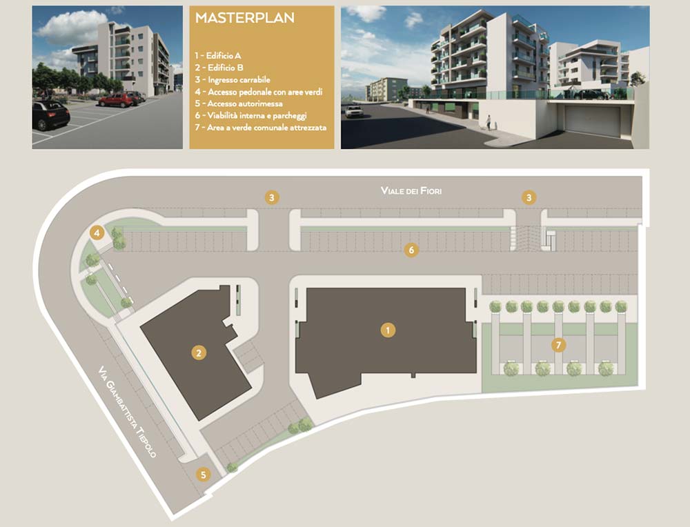 Masterplan Complesso residenziale abitare '21 2G Costruzioni