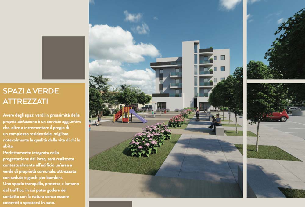 Verde Complesso residenziale abitare '21 2G Costruzioni